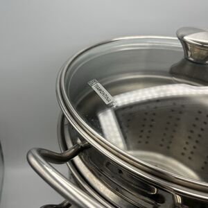 Tramontina Professional 10 Qt Stock Pot Steamer Pasta Insert Lid 18/10 SS